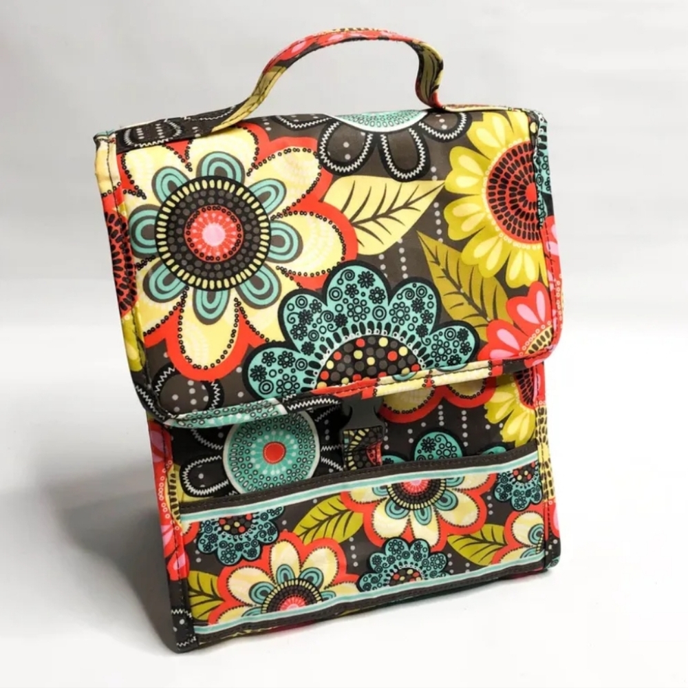 Vera bradley flower shower lunch tote